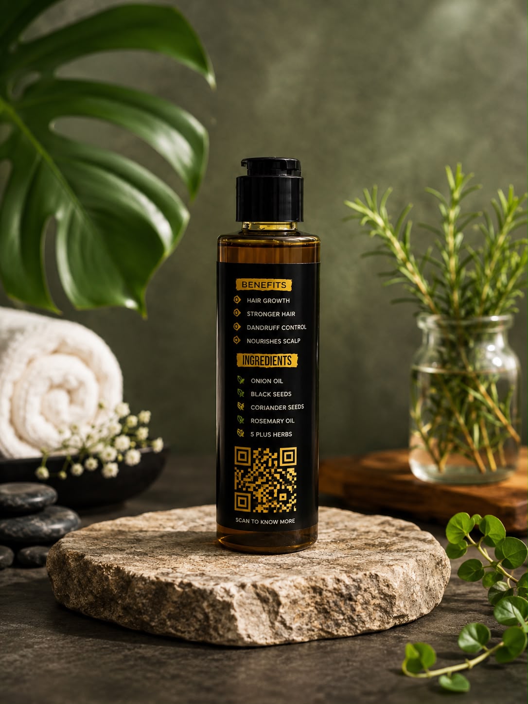 Rootivea Organic Hair Oil (250ml)
